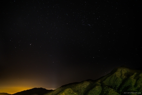Stars over Lantau Island